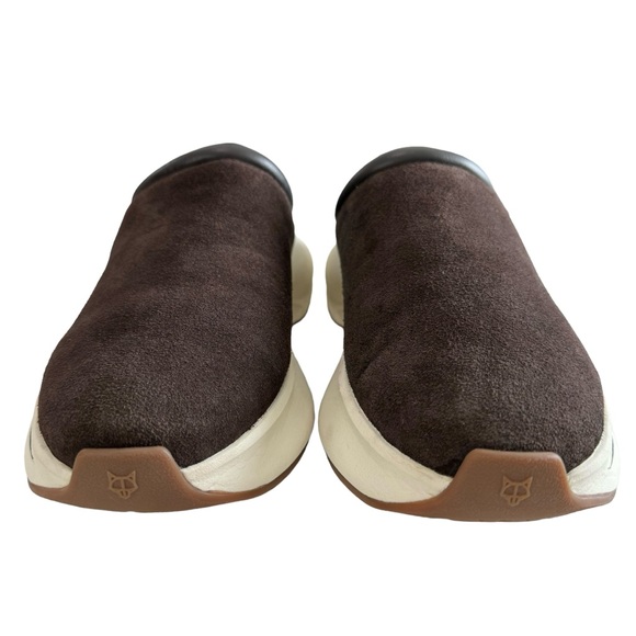 Naked Wolfe Dawn Dark Brown Suede Backless Slip-On Sneakers Size 9 - Picture 7 of 16